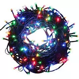 Kép 1/2 - 120 LED-es karácsonyi fényfüzér, 8 mozgó beállítással, színes