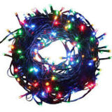 Kép 1/2 - 360 LED-es karácsonyi fényfüzér, 8 mozgó beállítással, színes