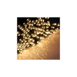 Kép 1/8 - 100 LED-es napelemes kerti fényfüzér, meleg fehér, 10 m