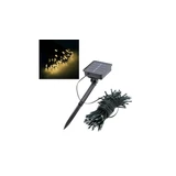 Kép 2/2 - 100 LED-es napelemes kerti fényfüzér, színes, 20 m