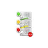 Kép 2/3 - Parkolást segítő jelzőfény garázsba