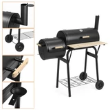 Kép 6/6 -  2in1 faszenes BBQ grill és smoker