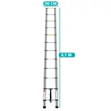 Kép 5/8 - Teleszkópos alumínium létra, 4m