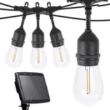 Kép 1/5 - Timeless Garden kültéri szolár dekor égősor, 15db E27 LED lámpával, 15m