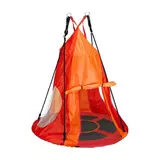 Kép 2/3 - Piros fészekhinta sátorral, 110cm