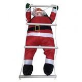 Kép 4/4 - Létrán mászó dekor Mikulás, 120cm