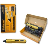 Kép 1/3 - Hoteche akkus csavarozó készlet, 3.7V, 1/4&quot;, 36db (töltővel)