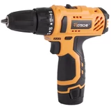 Kép 1/5 - Hoteche akkus fúrógép készlet kofferben, 10mm, 12V, 230V, 59db (1.3Ah akkuval és töltővel)
