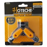 Kép 2/2 - Hoteche locsoló Y elosztó csatlakozó, csapos, 1/2"-3/4"