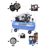 Kép 3/3 - Hyundai HYD-200L/V3 kompresszor, 3kW, 200L, 10bar