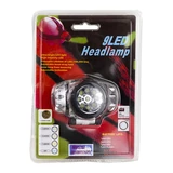 Kép 2/2 - Fejlámpa, 9 LED-es