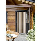 Kép 2/2 - Térelválasztó függöny, barna-beige, 90x200cm