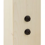Kép 3/3 - Facsavar, fekete díszes hlf., 5x50mm, 12db