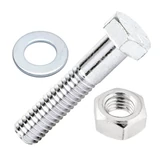 Kép 1/2 - SB hatlapfejű csavar M8x40 +anya+lapos alátét, 5db