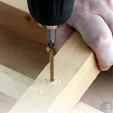 Kép 3/3 - Pozdorjacsavar, sárga horganyzott, PZ, D-fejű, 4x30mm, 100db