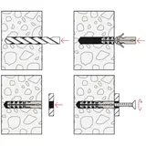 Kép 2/2 - SB műanyag tipli, kerek, 5x24mm, 10db