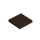 Kép 1/2 - Lebegőpolc, barna, 23,5x23,5cm
