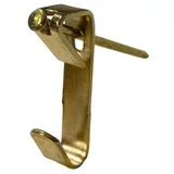 Kép 1/2 - Fali képakasztó szeggel, rezezett, 27mm, 10db