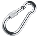 Kép 1/3 - Karabiner, menetes, horganyzott, 6x60mm