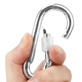 Kép 2/3 - Karabiner, menetes, horganyzott, 6x60mm