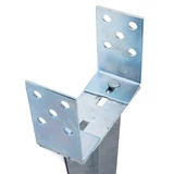 Kép 2/3 - Állítható beüthető oszloptalp, tűzihorganyzott, 70-120x65x750/2mm, (ET)