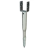 Kép 1/2 - Becsavarható oszloptalp (talajcsavar), tüzihorganyzott, 101x865/4mm, (ET)