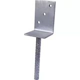 Kép 1/2 - Betonozható oszloptalp "L",horganyzott, 84x60x120/5mm, (ET)