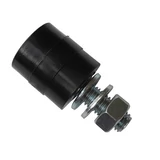 Kép 1/3 - Tolókapu vezetőgörgő, M12 poliamid, D=25mm, ET