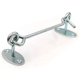 Kép 2/3 - Talpas ajtókapocs szemmel bliszterben, horganyzott, 12cm