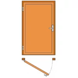 Kép 2/3 - Ajtódiópánt bliszterben, balos, 100mm, 2db