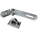 Kép 1/2 - Lakatpánt, széles, horganyzott, 120+60mm, 35mm