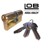 Kép 2/3 - Lob Yeti zárbetét, réz, 20/20mm, 3 kulcs