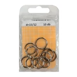 Kép 2/2 - SB kulcskarika, nikkelezett, D=16/12mm, 10db