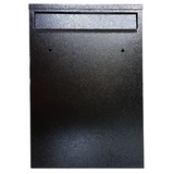 Kép 2/3 - Kültéri, álló, lenyíló, postaláda névtartóval, bronz, 22x32cm