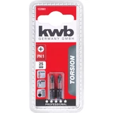 Kép 2/7 - KWB 122001 TORSION bitek, 25 mm PH keresztmetszet