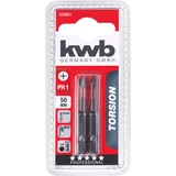 Kép 2/7 - KWB 122052 TORSION bitek, 50 mm PH 2, PH keresztmetszet