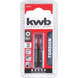 Kép 2/7 - KWB 122152 TORSION bitek, 50 mm PZ 2, PZ keresztemetszet