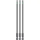 Kép 1/8 - KWB 123244 TORSION bitkészlet, 150 mm T metszet