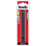 Kép 2/5 - KWB 123441 TORSION bitkészlet, 150 mm HEX hatszögmetszet