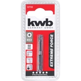 Kép 2/10 - KWB 127153 EXTREME FORCE bit, 50 mm PZ 3, PZ metszet