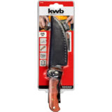Kép 5/6 - KWB PROFI INOX  vadász kés övre tehető bőrtokban 220 mm