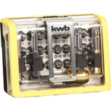 Kép 4/7 - KWB PROFI BIT-BOX SAFETY bit készlet 28 db övre csíptethető ISO 1173 