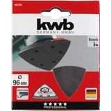 Kép 2/3 - KWB PROFI QUICK-STICK tépőzáras delta pad 93 x 93 x 93 mm