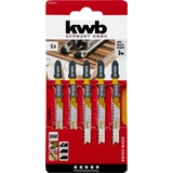 Kép 1/3 - KWB PROFI BIM Bi-metal szúrófűrészlap 5 db, 83/60 mm