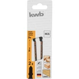 Kép 2/2 - KWB PROFI BIM Bi-metal szúrófűrészlap 2 db, 77/50 mm