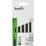 Kép 2/2 - KWB PROFI HM TCG volfrám-karbid szúrófűrészlap 5 db,  77/50 mm