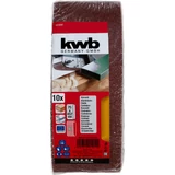 Kép 2/3 - KWB PROFI végtelenített alu.oxid csiszolószalag készlet  10 db, 75 x 533 mm P100