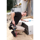 Kép 4/4 - KWB PROFI  fekete gyöngyvászon (1680D) kés és kalapács tartó 95 x 200 mm  