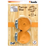 Kép 3/6 - KWB PROFI rakományrögzítő heveder  2 db  25 mm x 2.5 m, 122.5/245 kg