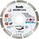 Kép 1/4 - KWB Profi Diamond vágótárcsa 180x22x2.5mm